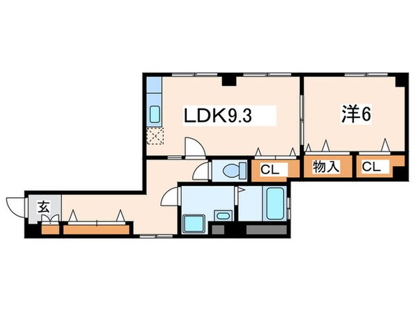 新八ビル3号館の物件間取画像